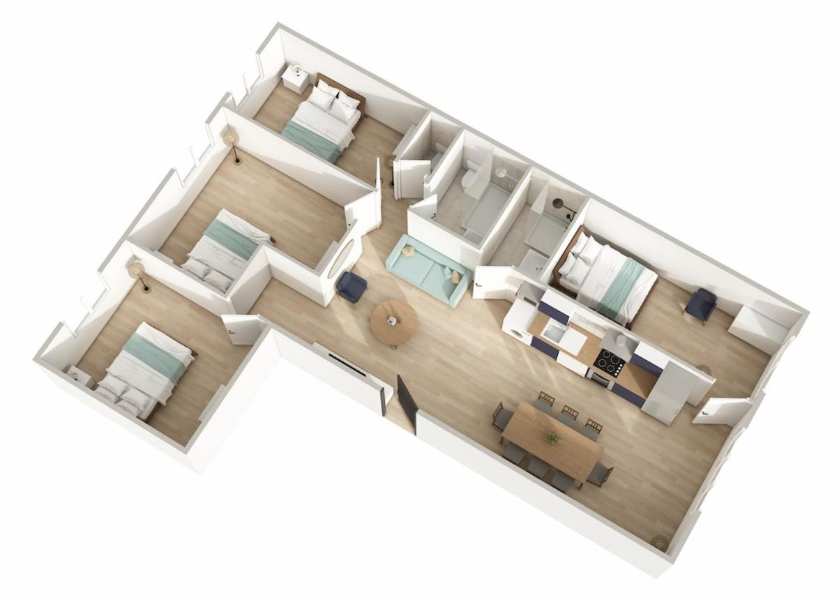 Appartement 4 Chambres Champigny-sur-Marne Exteriér fotografie